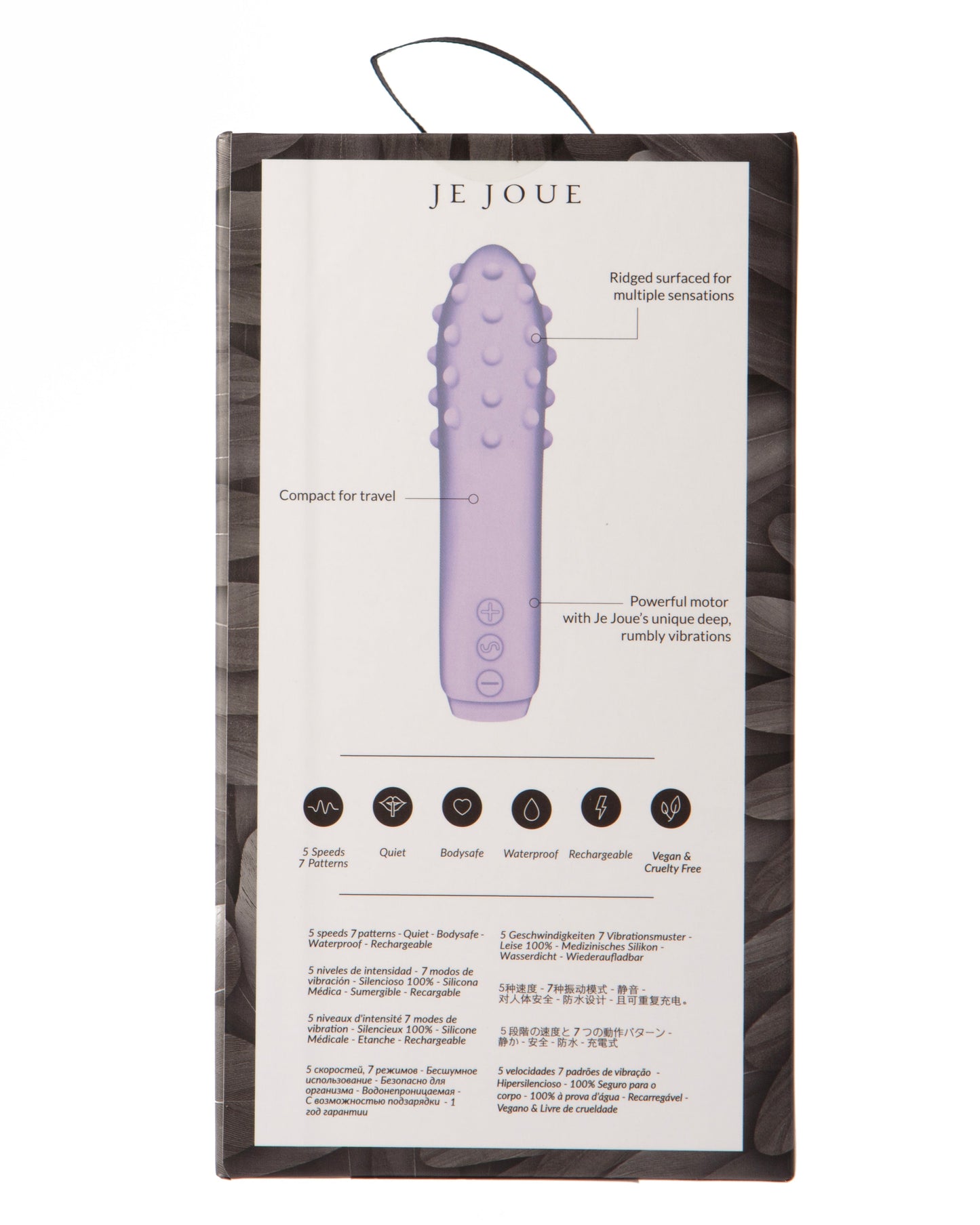 Je Joue Duet Vibrador Bala Multitexturado