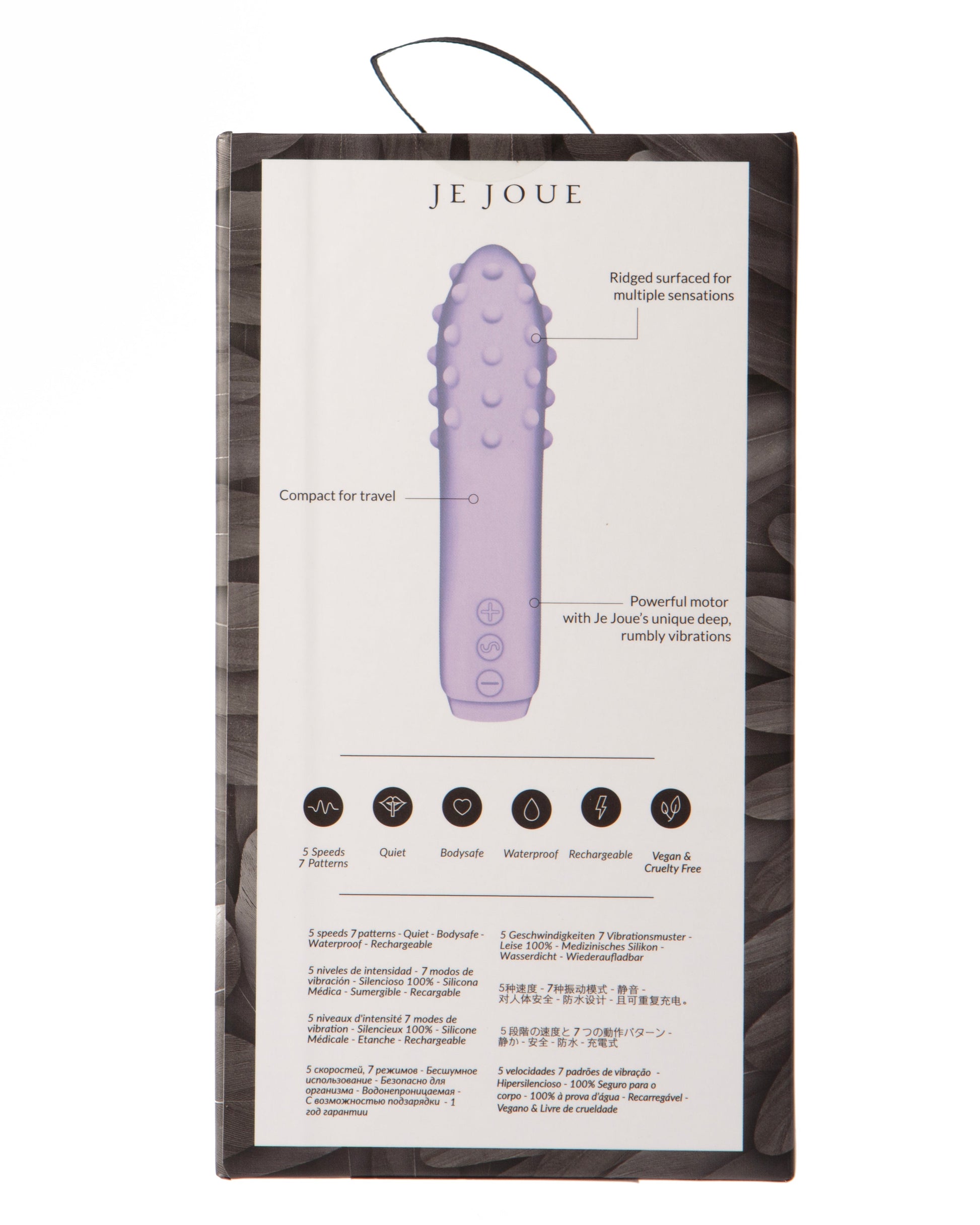 Je Joue Duet Vibrador Bala Multitexturado