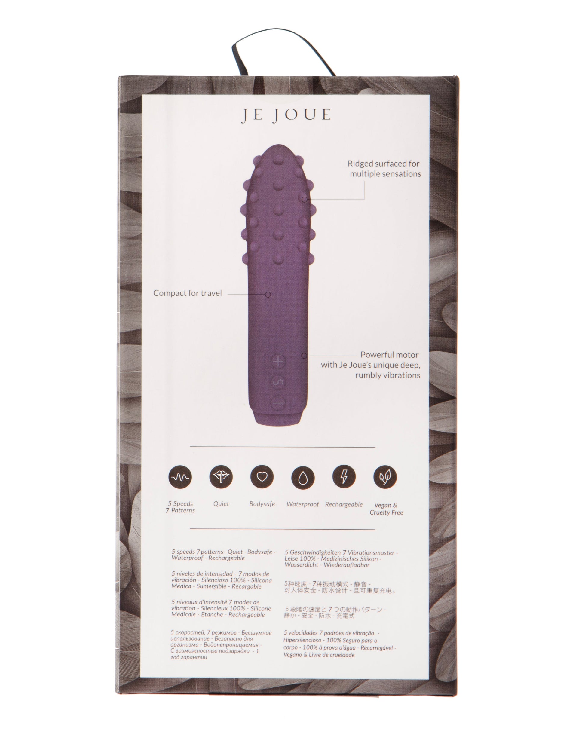 Je Joue Duet Vibrador Bala Multitexturado