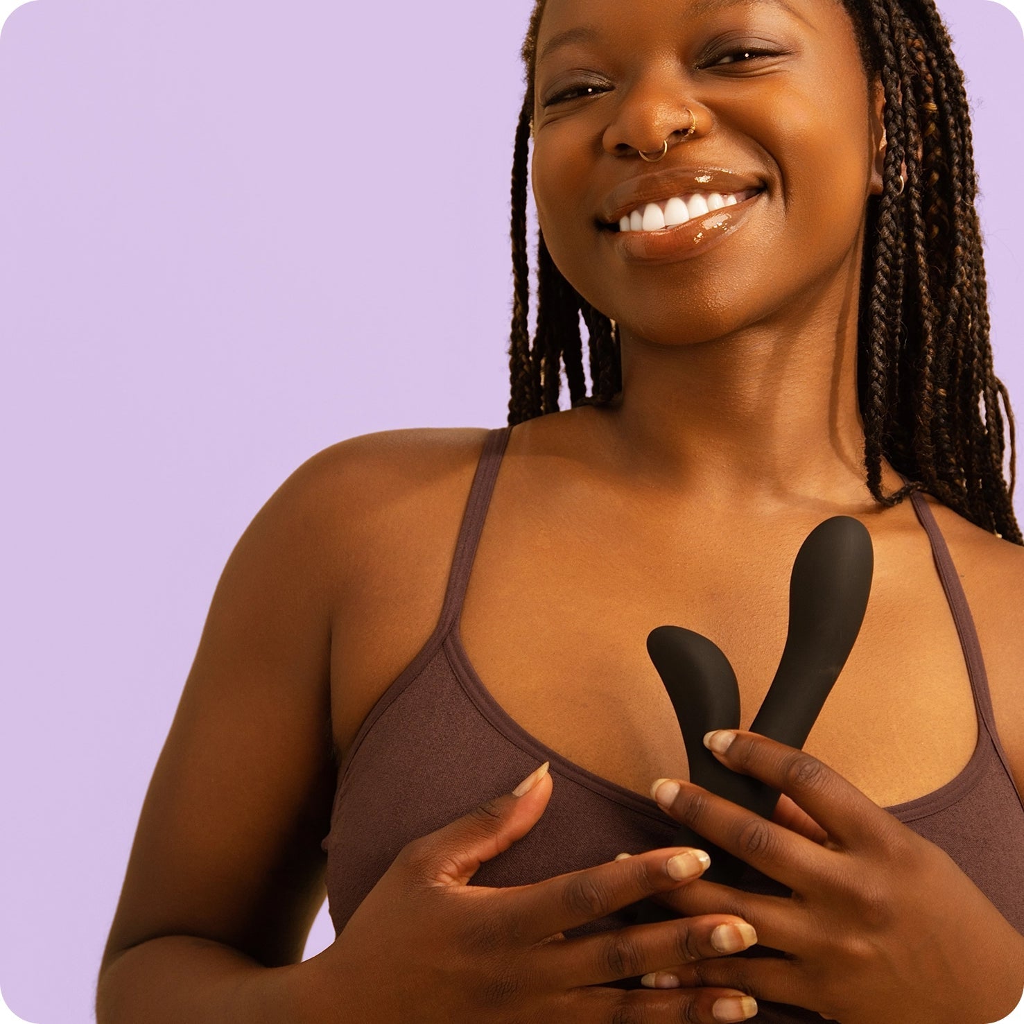 Je Joue Hera Flex Vibrador Coelho Estimulação Dupla Preto