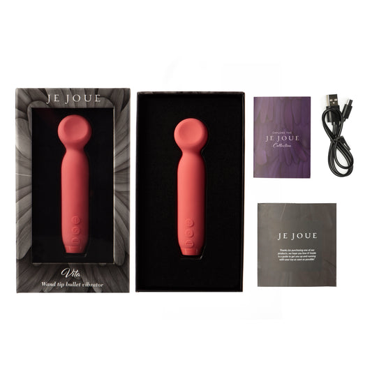 Je Joue Vita Vibrador Bala Ponta Flexível