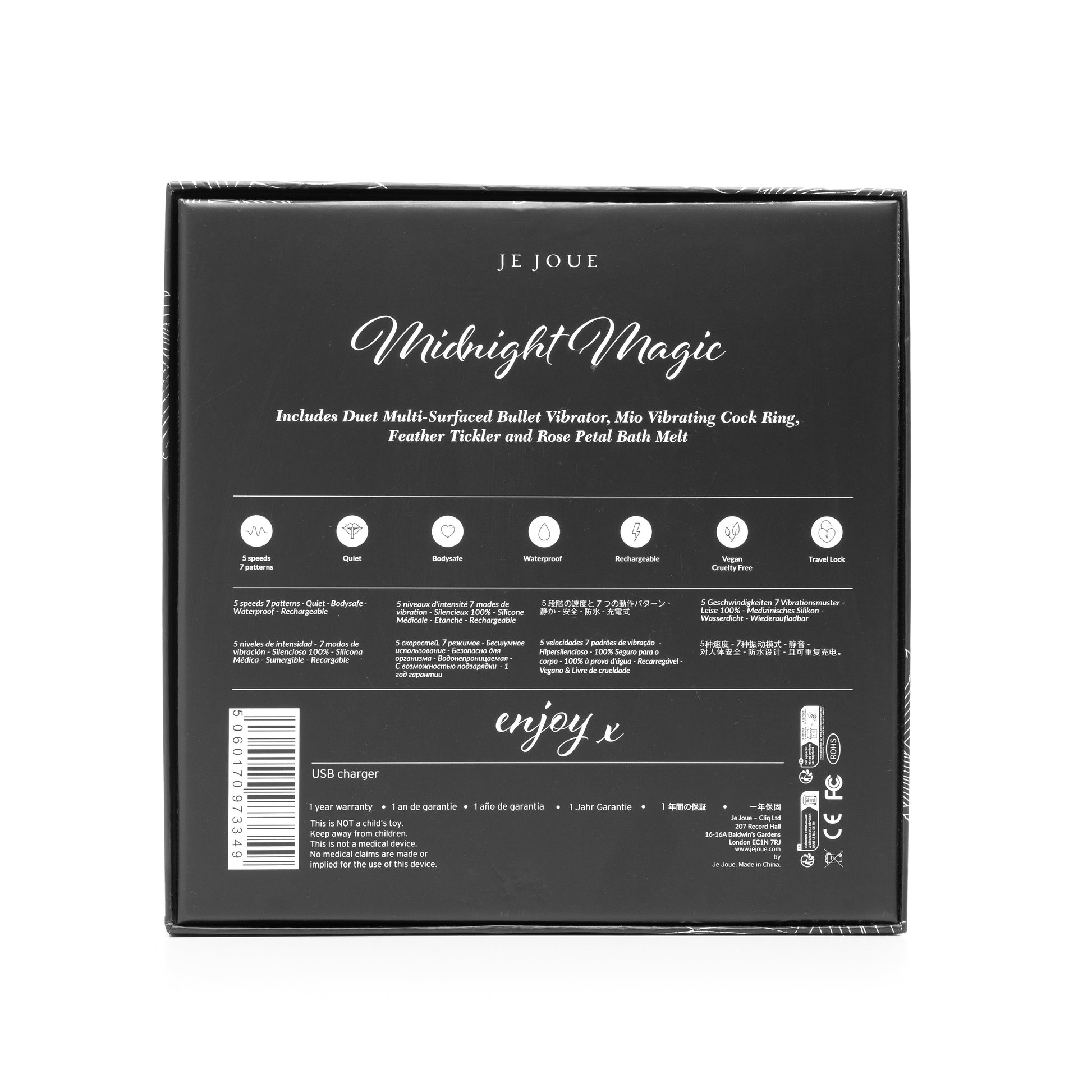 Je Joue Mio e Duet Conjunto de Presente Anel Peniano e Vibrador Bala