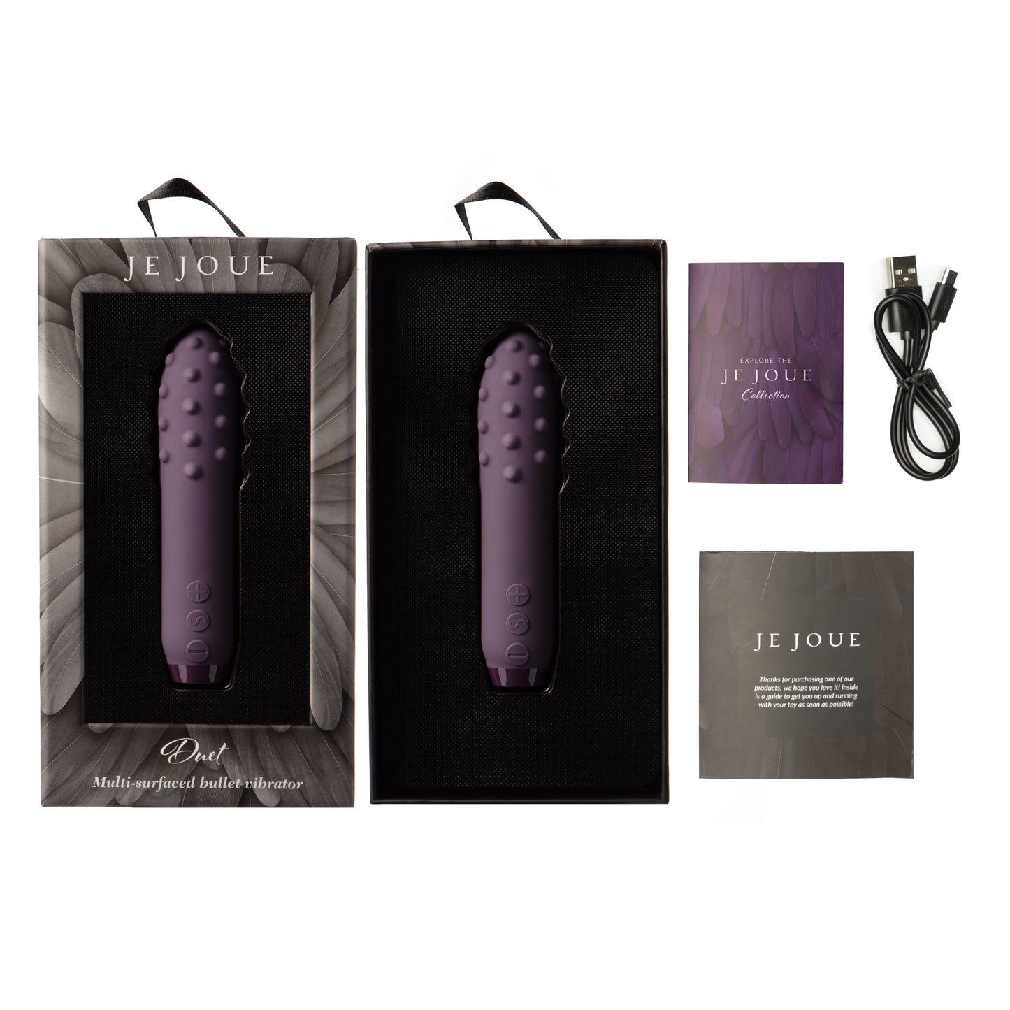 Je Joue Duet Vibrador Bala Multitexturado