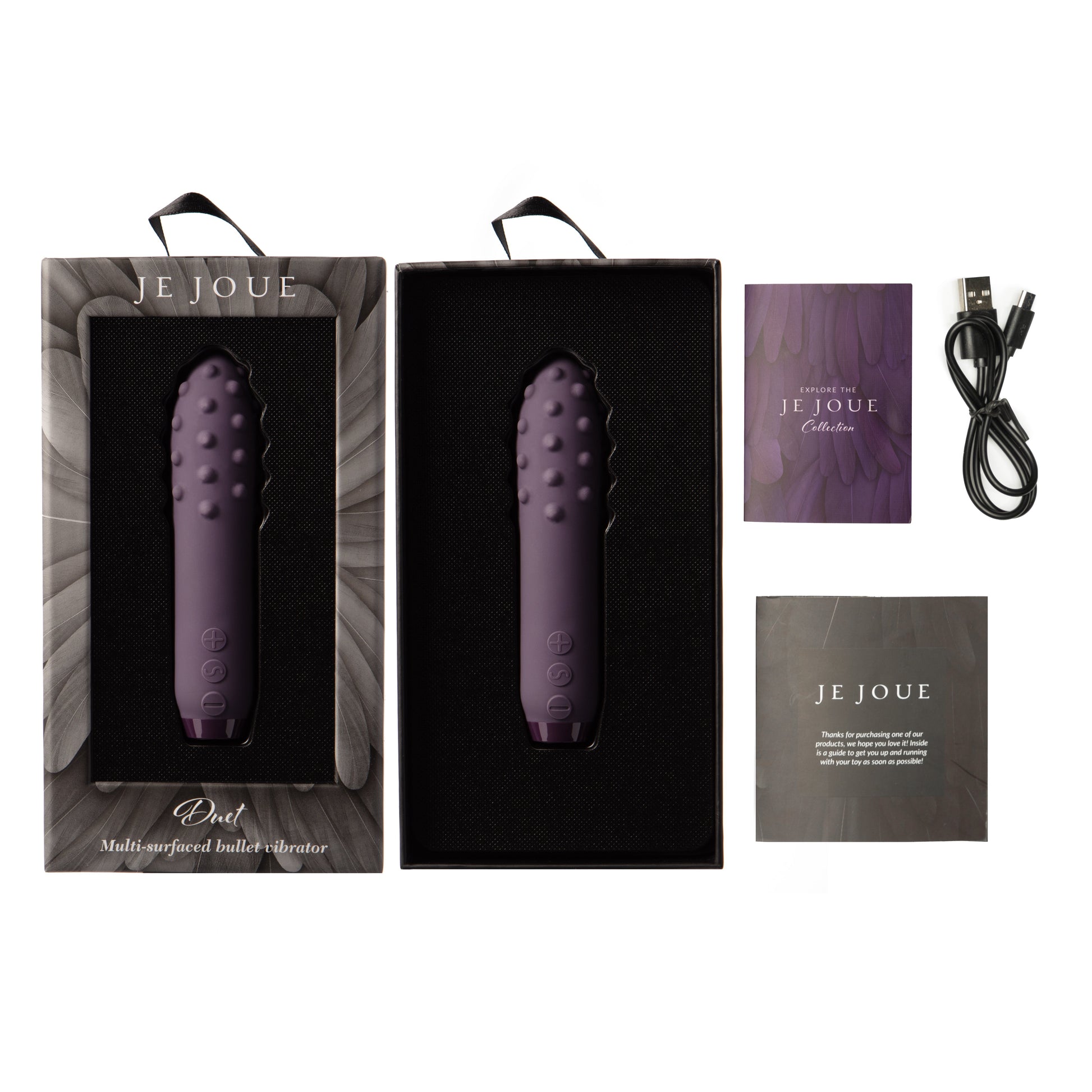 Je Joue Duet Vibrador Bala Multitexturado